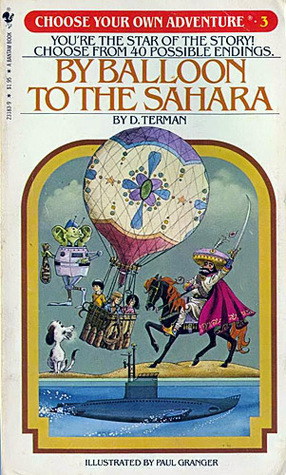 Choose Your Own Adventure book: By Balloon to the Sahara